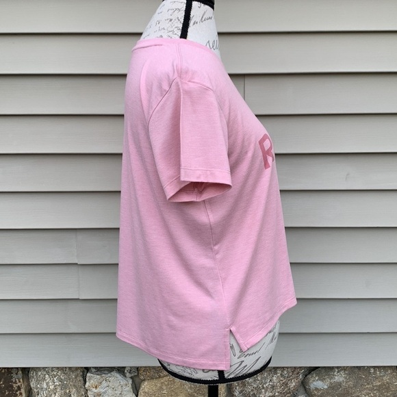 REEBOK Zephyr Heather Relaxed Glow Crop Tee - Picture 10 of 14